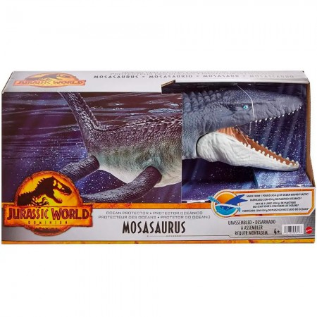 Boneco Mattel Jurassic World Ocean Protector - Mosasaurus