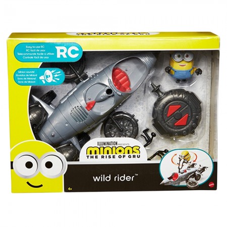 Boneco Mattel Minions The Rise Of Gru - Wild Rider With Remote Control