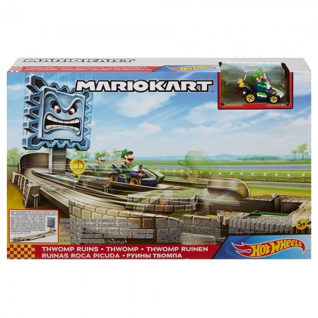 Pista Hot Wheels - Mario Kart Thwomp Set
