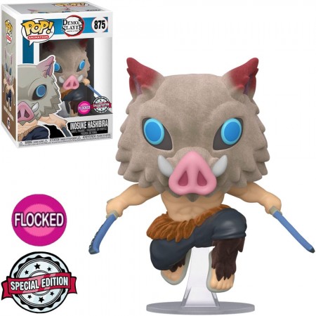 Funko Pop Demon Slayer Exclusive - Inosuke Hashibira 875 (flocked)