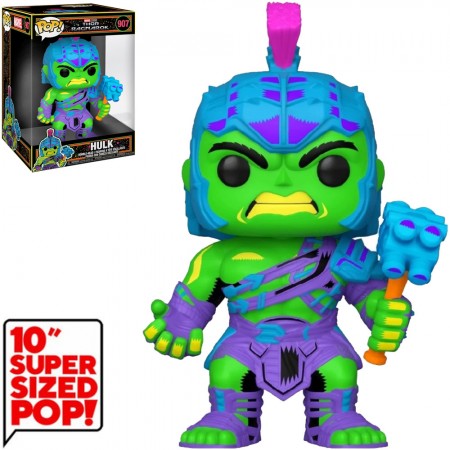 Funko Pop Marvel Black Light - Hulk 907 (super Sized 10