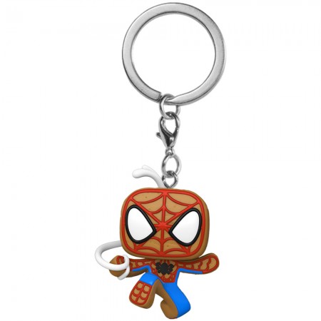 Chaveiro Funko Pocket Pop Keychain Marvel Holiday Exclusive - Spider-man
