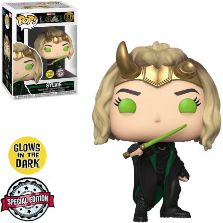 Funko Pop Marvel Loki Exclusive - Sylvie 897 (glows In The Dark)