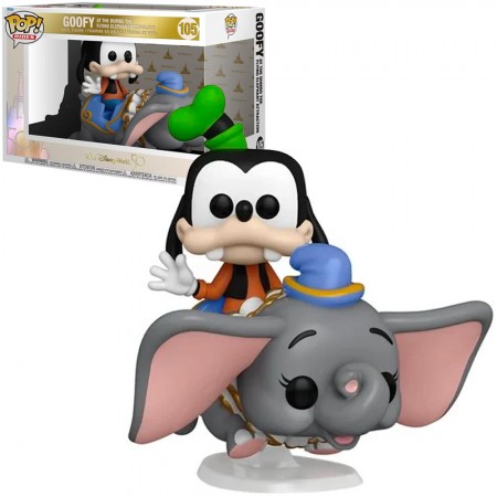 Funko Pop Rides Disney World - Goofy At The Flying Elephant Attraction 105