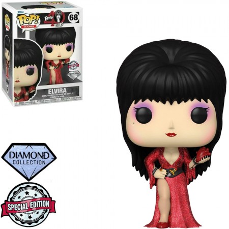 Funko Pop Elvira's 40th Anniversary Exclusive - Elvira 68 (diamond Collection)