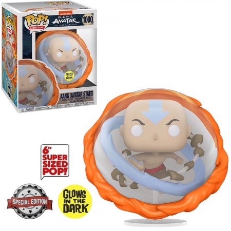 Funko Pop Avatar Exclusive - Aang (avatar State) - 1000 Super Sized 10