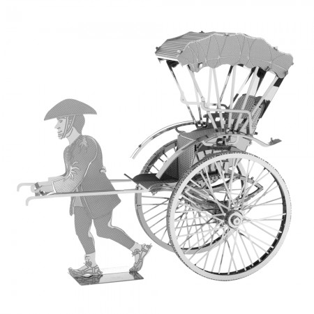 Miniatura de Montar Metal Earth - Japanese Rickshaw (mms157)