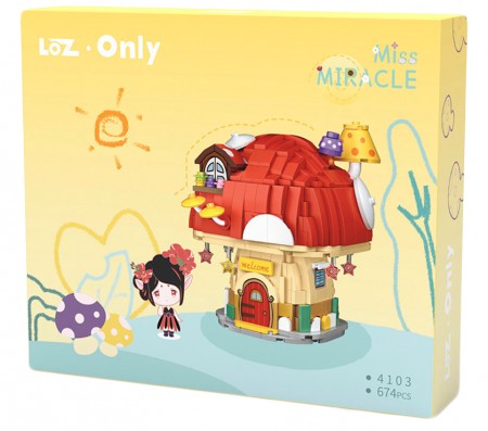 Miniatura de Montar Loz - Mushroom House 4103