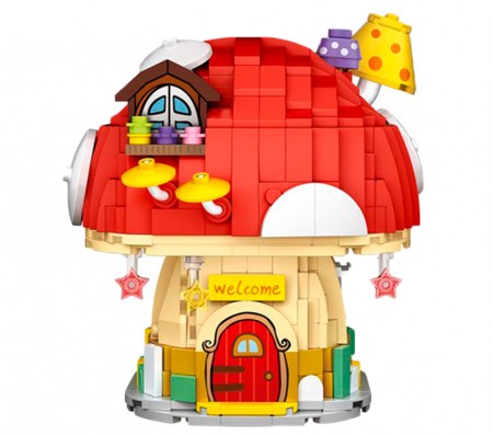 Miniatura de Montar Loz - Mushroom House 4103