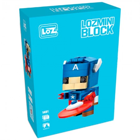 Miniatura de Montar Loz - Avengers Captain America 1401