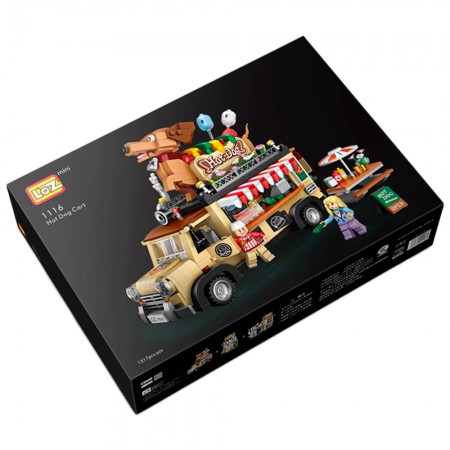 Miniatura de Montar Loz - Hot Dog Car 1116