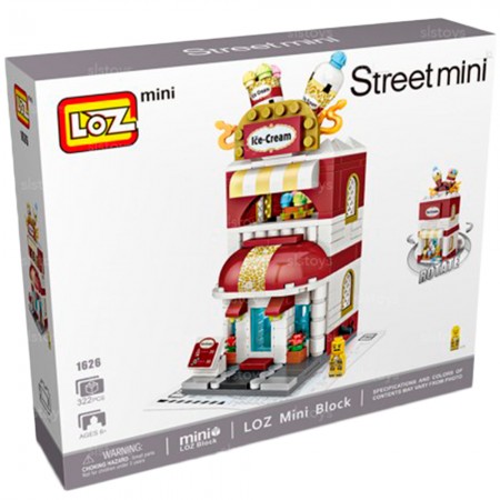 Miniatura de Montar Loz - Ice Cream Shop 1626