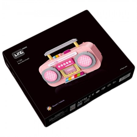Miniatura de Montar Loz - Musical Instrument Pink Radio 1120