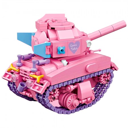 Miniatura de Montar Loz - Tank Turn Pink 1118