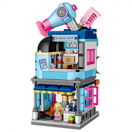 Miniatura de Montar Loz - Barber Shop 1645