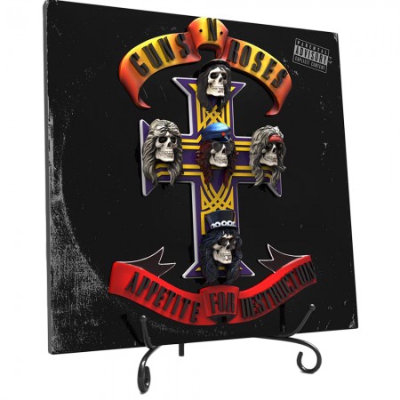 Esttua Knucklebonz Rock Iconz Guns N Roses - Appetite For Destruction 3d Vynil