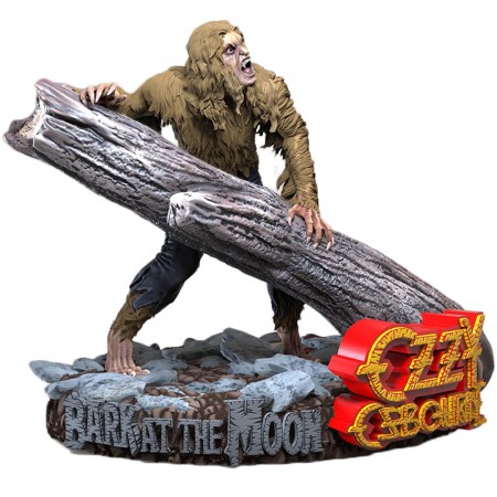 Esttua Knucklebonz Rock Iconz Ozzy Osbourne - Bark At The Moon