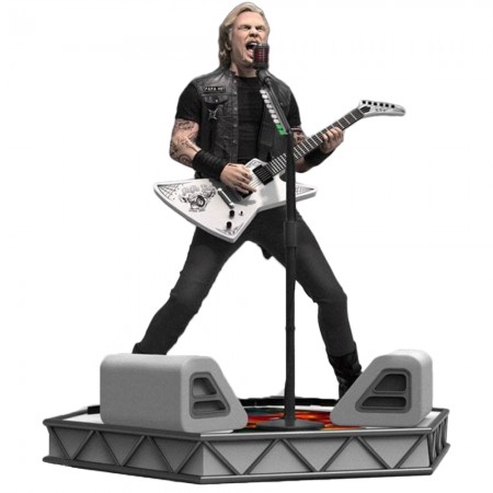 Esttua Knucklebonz Rock Iconz Metallica - James Hetfield
