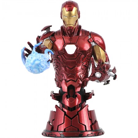 Esttua Diamond Select Marvel Select - Iron Man Bust 4135