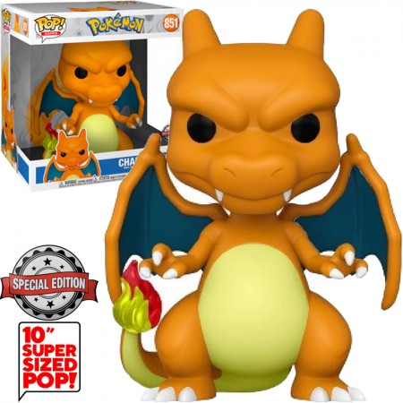 Funko Pop Pokemon Exclusive - Charizard 851 (super Sized 10