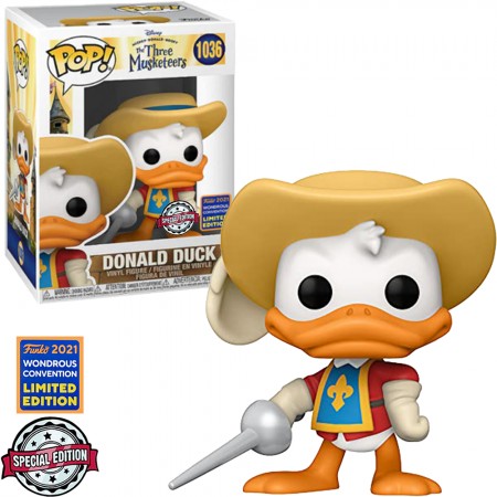 Funko Pop Disney The Three Musketeers Exclusive Nycc 2021 - Donald Duck 1036
