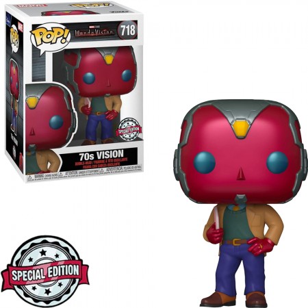 Funko Pop Marvel Wandavision Exclusive - 70s Vision 718