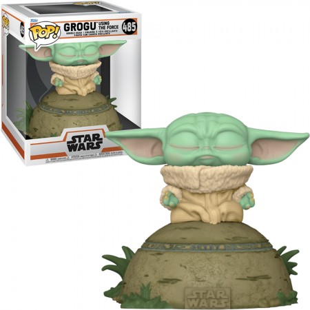 Funko Pop Star Wars The Mandalorian - Grogu Using The Force 485 (deluxe)