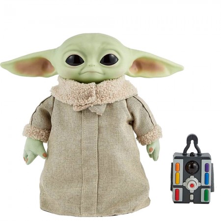 Boneco Mattel Star Wars The Mandalorian - The Child Real Moves Plush