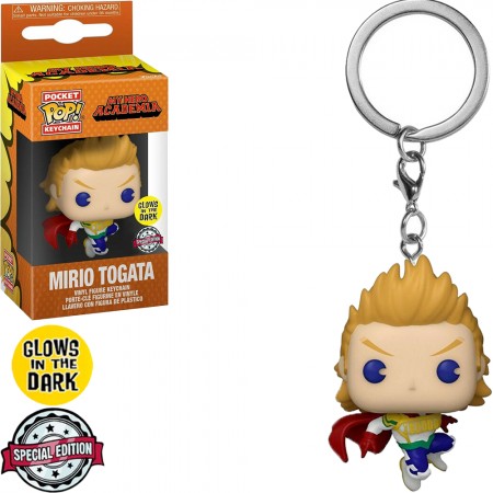 Chaveiro Funko Pocket Pop Keychain My Hero Academia Exclusive - Mirio Togata