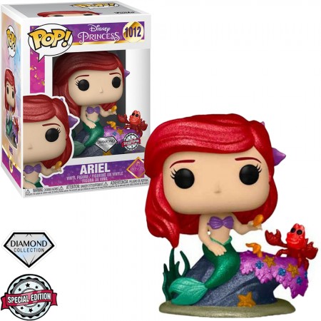 Funko Pop Disney Ultimate Princess Exclusive - Ariel 1012 (diamond Collection)
