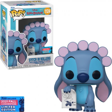 Funko Pop Disney Lilo & Stitch Nycc 2021 Exclusive - Stitch In Rollers 1124