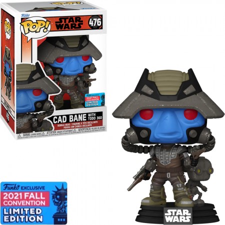 Funko Pop Star Wars Nycc 2021 Exclusive - Cad Bane With Todo 360 476