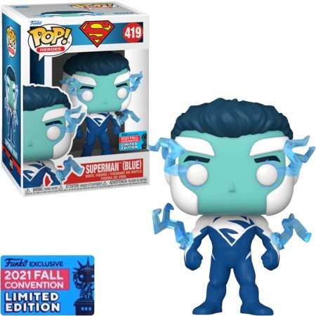 Funko Pop Heroes Nycc 2021 Exclusive - Superman (blue) 419