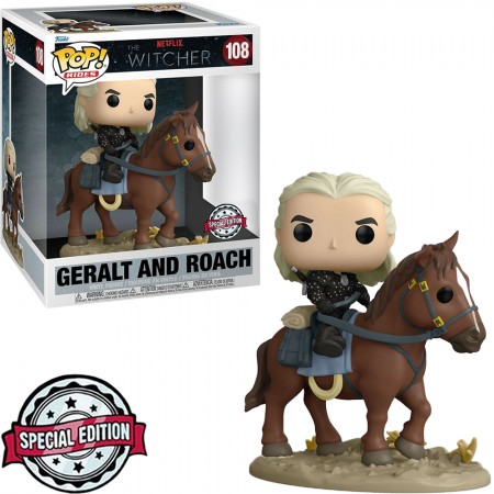 Funko Pop Rides The Witcher  Exclusive - Geralt And Roach 108