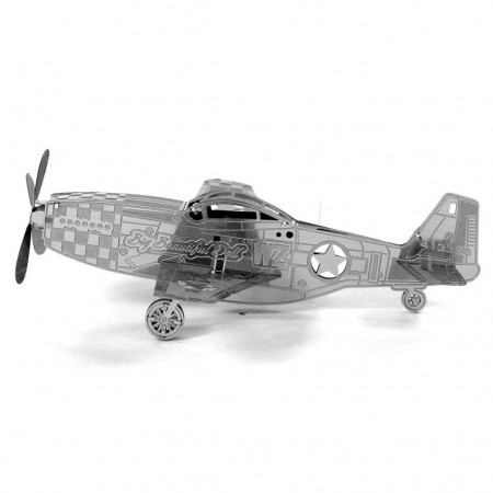 Miniatura de Montar Metal Earth - Mustang P-51