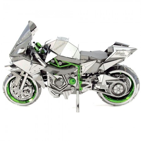 Miniatura de Montar Metal Earth Iconx Premium Series - Kawasaki Ninja H2r