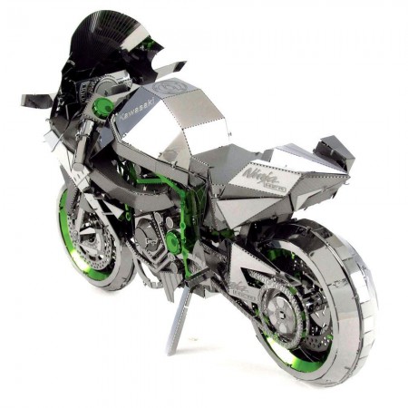 Miniatura de Montar Metal Earth Iconx Premium Series - Kawasaki Ninja H2r