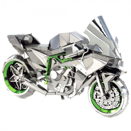 Miniatura de Montar Metal Earth Iconx Premium Series - Kawasaki Ninja H2r