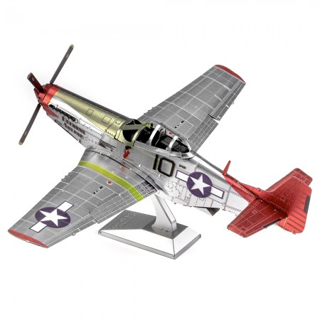 Miniatura de Montar Metal Earth Iconx - Tuskegee Airmen P-51d Mustang