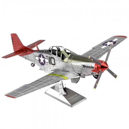 Miniatura de Montar Metal Earth Iconx - Tuskegee Airmen P-51d Mustang