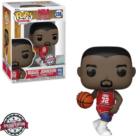 Funko Pop Nba All-stars Exclusive - Magic Johnson 136