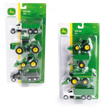 Trator Ertl Iron - John Deere Truck And Tractor Gift Set - Escala 1/64 (47213)