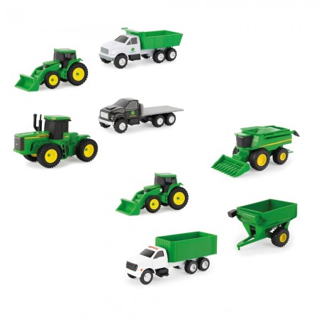 Trator Ertl Iron - John Deere Truck And Tractor Gift Set - Escala 1/64 (47213)