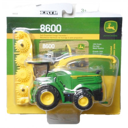 Trator Ertl Tomy - John Deere 8600 Self-propelled Forage Harvester - Escala 1/64 (45510)