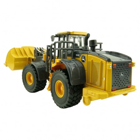 Trator Ertl Tomy Prestige Collection - John Deere 844l Aggregate Handler Wheel Loader - Escala 1/50 (45717)