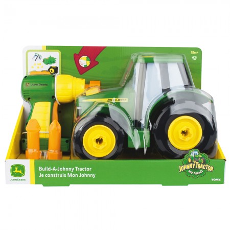 Playset Ertl Tomy - John Deere Build-a-buddy Johnny Tractor