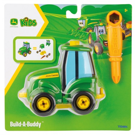 Playset Tomy Ertl - John Deere Build-a-buddy Johnny Tractor And Screwdriver (47208)
