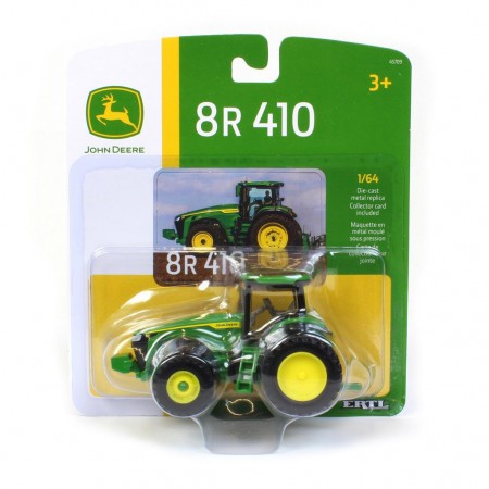 Trator Ertl Iron - John Deere Tractor 8r 410 With Front And Rear Duals - Escala  1/64 (45709)