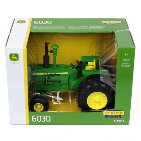 Trator Ertl Iron - John Deere Open Station Tractor With Large Tires 6030 - Escala 1/16 (45740)