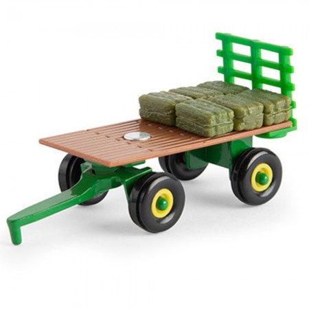 Trator Ertl - John Deere Hay Wagon - Escala 1/64 (45802)